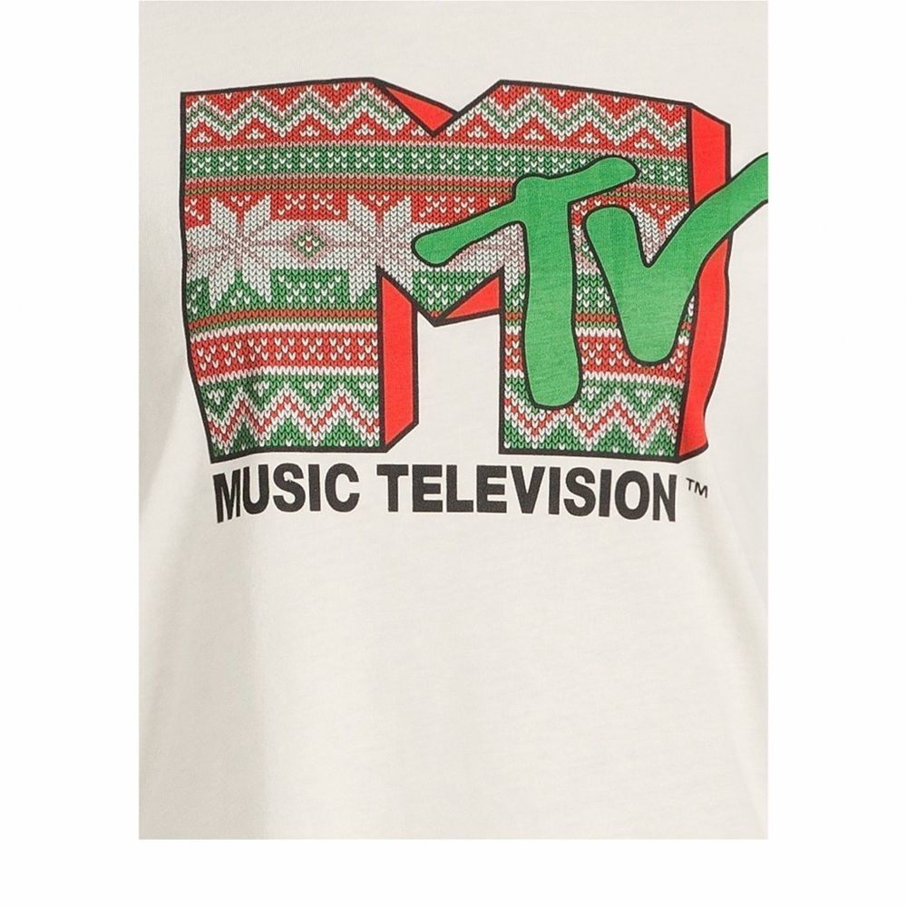 MTV Music Television Christmas Top